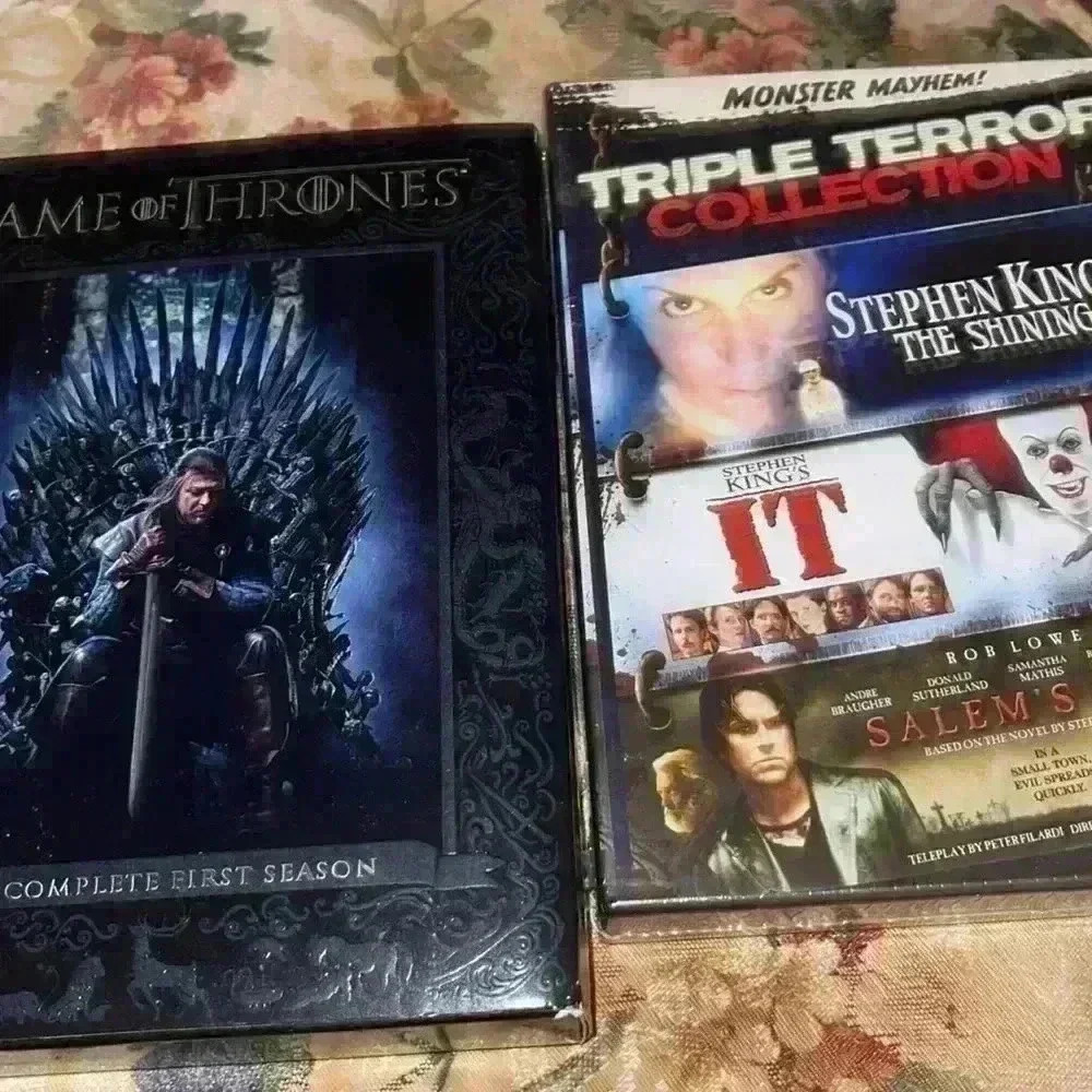 Game of thrones season 1. And then off to bed with TheShining, It, Salem’s Lot